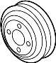 View Engine Water Pump Pulley Full-Sized Product Image