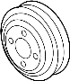 View Engine Water Pump Pulley Full-Sized Product Image 1 of 5