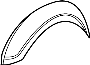 Image of MOULDING. Wheel OPENING MOLDING. Part is an accessory kit. image for your 2022 Ford F-150 3.5L EcoBoost V6 A/T 4WD XL Standard Cab Pickup Fleetside 