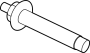View Bolt. Starter. Motor Stud. mount.  Full-Sized Product Image