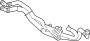 Image of HVAC Heater Hose Assembly image for your 2021 Ford F-150  XL Extended Cab Pickup Fleetside 