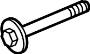 View Bolt. Pulley. Engine. Crankshaft. Harmonic Balancer.  Full-Sized Product Image