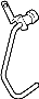 View Coolant. Line. Inlet. Water. Hose.  Full-Sized Product Image 1 of 2