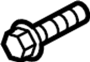 View Bolt. Pulley. Engine. Crankshaft. Harmonic Balancer.  Full-Sized Product Image