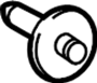 Image of Washer Fluid Reservoir Bolt image for your Ford