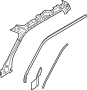 Image of Body A-Pillar Reinforcement (Upper) image for your 2024 Ford F-150 2.7L EcoBoost V6 A/T RWD XLT Extended Cab Pickup Fleetside 