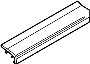 Image of Running Board End Cap (Rear) image for your 2019 Ford Ranger  XLT Crew Cab Pickup Fleetside 
