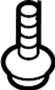 Image of Running Board Bolt (Front, Rear) image for your 2024 Ford F-250 Super Duty 6.7L Power-Stroke V8 DIESEL A/T 4WD XLT Crew Cab Pickup Fleetside 