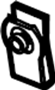 Image of Glove. Box. Bumper. Door. Glove Box Door Bumper. image for your 2023 Ford F-150 3.3L Duratec V6 FLEX A/T 4WD XLT Crew Cab Pickup Fleetside 