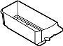 Image of Console Tray image for your 2024 Ford F-150 3.5L EcoBoost V6 A/T RWD XLT Crew Cab Pickup Fleetside 