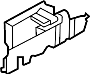 Image of Center Console Latch image for your 2021 Ford F-150 3.3L Duratec V6 FLEX A/T 4WD XL Standard Cab Pickup Fleetside 