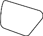 View Door Mirror Glass (Rear) Full-Sized Product Image 1 of 4