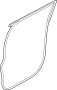 Image of Door Seal (Front) image for your 2019 Ford F-150 3.5L EcoBoost V6 A/T 4WD XL Extended Cab Pickup Fleetside 