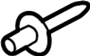 Image of Tailgate Striker Plate (Upper) image for your 1996 Ford Ranger 4.0L V6 M/T RWD XLT Extended Cab Pickup Stepside 