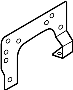 Image of Bumper Face Bar Bracket image for your 2024 Ford F-150 5.0L V8 FLEX A/T 4WD XL Extended Cab Pickup Fleetside 