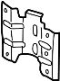 Image of Bumper. Plate. Mount. A bracket used to attach. image for your 2021 Ford F-150 3.0L Power-Stroke V6 DIESEL A/T RWD XLT Extended Cab Pickup Fleetside 
