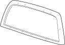 View Back Glass Reveal Molding (Rear) Full-Sized Product Image
