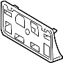 Image of License Plate Bracket image for your 2020 Ford F-150 3.5L EcoBoost V6 A/T 4WD Police Responder Crew Cab Pickup Fleetside 
