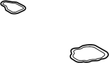 Image of Gasket. Housing. Thermostat. (Lower). A component which. image for your 2016 Ford Transit-350 HD 3.7L V6 LPG A/T Base Extended Cargo Van 