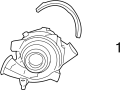 Image of Turbocharger Mount Heat Shield image for your 2022 Ford F-150 3.5L EcoBoost V6 A/T 4WD XL Standard Cab Pickup Fleetside 