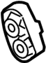 View Insulator. Exhaust. Hanger. Bracket. System. (Rear) Full-Sized Product Image