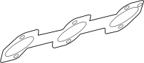 Image of MANIFOLD GASKET. image for your 2010 Ford F-150  FX2 Crew Cab Pickup Fleetside 