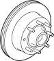 Image of Rotor. Hub. Brake. A single disc Brake. image for your 2012 Ford E-250 5.4L Triton V8 CNG A/T Base Extended Cargo Van 