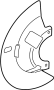 Image of Brake Dust Shield image for your 2014 Ford E-250  Base Standard Cargo Van 