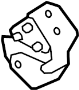 Image of Radius Arm Bracket image for your 2009 Ford F-150 5.4L Triton V8 FLEX A/T 4WD XLT Standard Cab Pickup Fleetside 