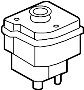 Image of Power Steering Reservoir image for your 1993 Ford E-350 Econoline Club Wagon  Custom Extended Passenger Van 