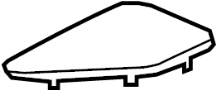 Image of Panel. Cover. Trim. Instrument. Instrument Panel Cover. image for your 2009 Ford F-250 Super Duty 5.4L Triton V8 A/T RWD Lariat Crew Cab Pickup Fleetside 