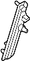 Image of Seat Belt Height Adjuster image for your 2010 Ford E-250 5.4L Triton V8 FLEX A/T Base Standard Cargo Van 