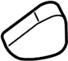 View Seat Belt Anchor Plate Cover (Upper) Full-Sized Product Image 1 of 6