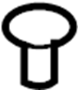 Image of Grommet. Panel. Lock. Knob. Trim. (Upper). Bezel for door Lock Knob. image for your 2022 Ford Transit-350 3.5L EcoBoost V6 A/T AWD Base Crew Van 