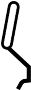 Image of Door Lock Operating Rod image for your 2008 Ford E-250  Base Cutaway Van 