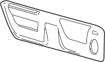 Image of Interior Quarter Panel Trim Panel image for your 2019 Ford Escape   