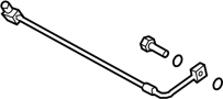 Image of Hose. Brake. Hydraulic. 7,800 Lbs. Rear Axle. A. image for your 2023 Ford F-150 3.3L Duratec V6 FLEX A/T 4WD XLT Extended Cab Pickup Fleetside 