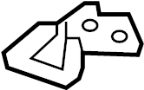 Image of Door Lock Striker Plate (Upper) image for your 2019 Ford Transit-250 3.2L Power-Stroke 5 cylinder DIESEL A/T PTV Extended Cargo Van 