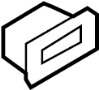 View Door Interior Trim Panel Nut (Rear) Full-Sized Product Image 1 of 5