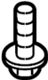 Image of Suspension Control Arm Bolt image for your 2023 Ford Transit-350  Base Crew Van 