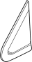 Image of Door Mirror Trim Ring (Upper) image for your 2004 Lincoln Aviator   