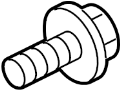 Image of Bolt. Mount. Spare. Screw. Carrier. (Front). Engine Mount Bolt. image for your 1999 Ford F-150 4.6L Triton (Windsor) V8 A/T RWD Lariat Standard Cab Pickup Fleetside 
