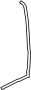 Image of Door Seal (Front, Rear, Upper, Lower) image for your 2018 Ford Transit-350 HD 3.2L Power-Stroke 5 cylinder DIESEL A/T XL Extended Passenger Van 