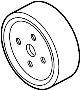 View Engine Water Pump Pulley Full-Sized Product Image