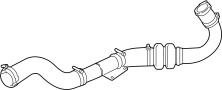 Image of Intercooler Pipe image for your 2013 Ford F-250 Super Duty 6.7L Power-Stroke V8 DIESEL A/T RWD XL Extended Cab Pickup 