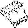 Image of Cover. Chamber. Air. HVAC. Blower Motor. Unit Case. Housing. PANEL. HVAC Blower Motor Cover. image for your 1999 Ford F-350 Super Duty 7.3L Power-Stroke V8 DIESEL A/T 4WD Lariat Crew Cab Pickup Fleetside 