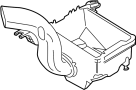 Image of Air Filter Housing (Lower) image for your 2022 Ford F-150 3.3L Duratec V6 FLEX A/T RWD XLT Extended Cab Pickup Fleetside 