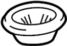 View Bearing. Insulator. (Front, Upper) Full-Sized Product Image