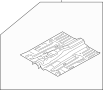 Image of Floor Pan (Front) image for your 2017 Ford Transit Connect   