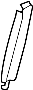 View Door Pillar Post Trim Set (Upper) Full-Sized Product Image